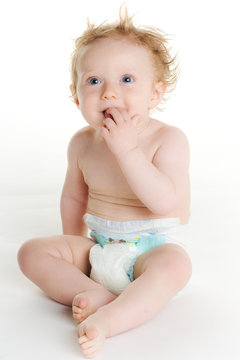 baby in windel