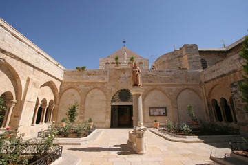 Fototapeta na wymiar Kościół św Katarzyny, Betlejem, Palestyny, Izraela