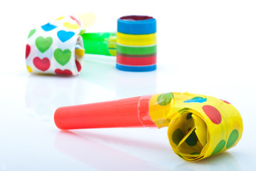 farbige Tr&ouml;ten f&uuml;r eine Party