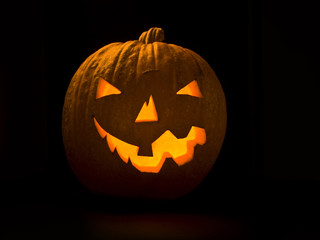 Halloween Pumpkin in the dark