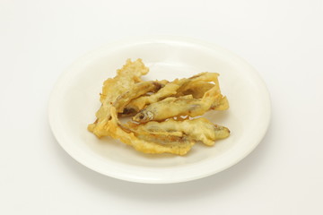 ワカサギの天麩羅