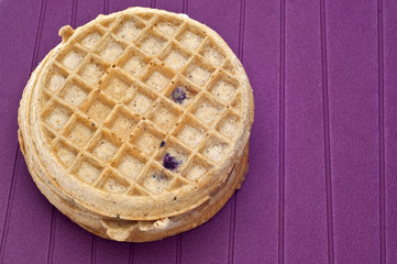 Frozen Blueberry Waffles