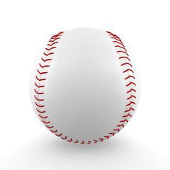 A render of an isolated classic baseball