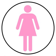 Picto Toilettes : Femme