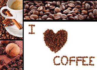 Coffee collage
