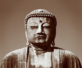 statue of Buddha in Kamakura, Japan