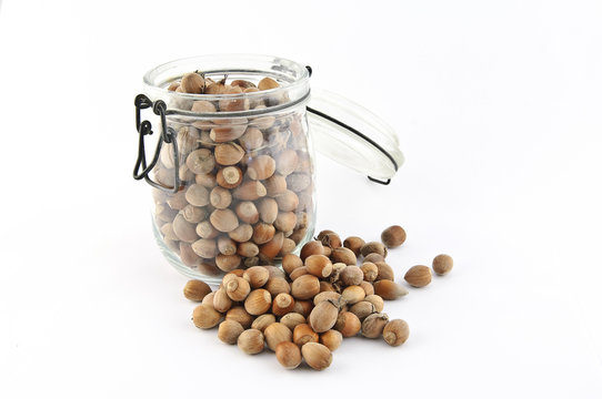 bocal de noisettes