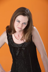 Mean-faced Woman