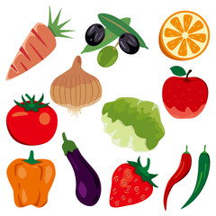Foodstuff Icons Set