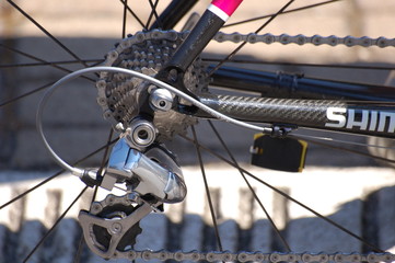 Fototapeta na wymiar przerzutka rowerów