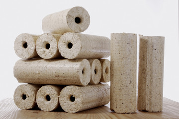 Holzbriketts
