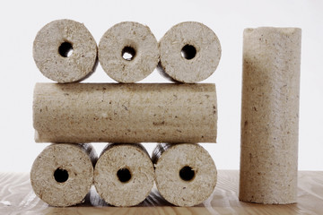 Holzbriketts