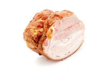 Meat product isolated on white background