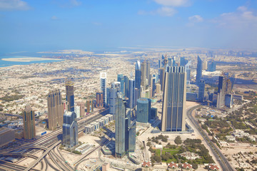 Naklejka na ściany i meble Dubai widok