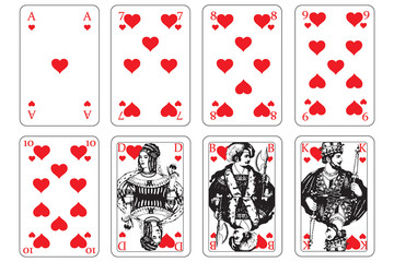 Herz Spielkarte Herz Spielkarte