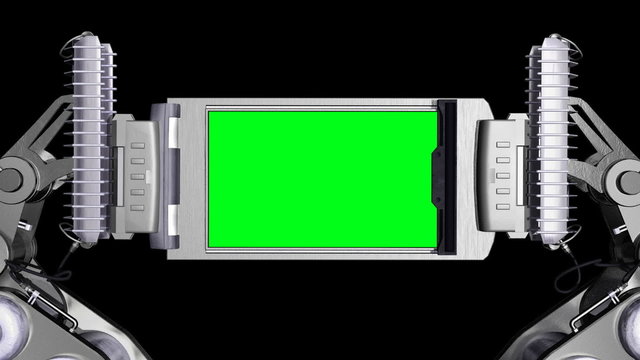 Fantastic mechanical screen with alpha matte