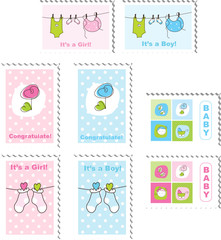 Cute stamps - design elements
