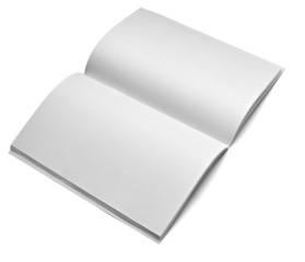 white blank notebook template