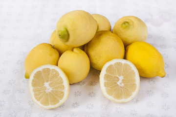 yellow lemons