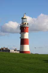 Fototapeta na wymiar Plymouth, Lighthouse, England