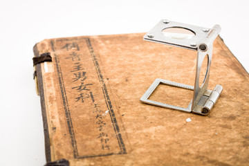 Fototapeta premium Chinese traditional medicine ancient book