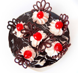 Sweet chocolate cake