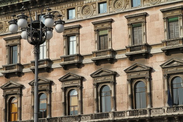 Fototapeta na wymiar Lampione in Piazza
