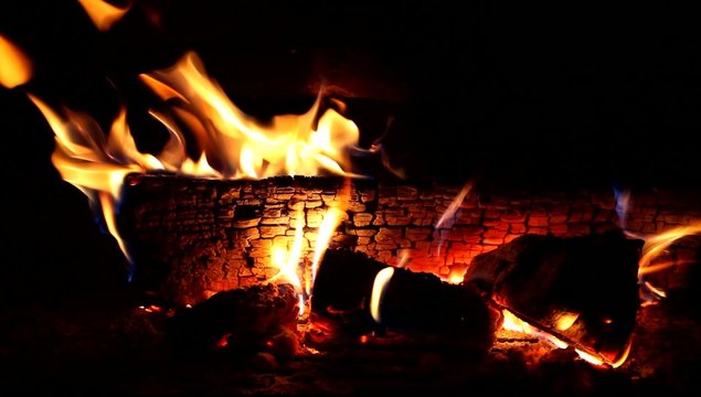 feu de bois