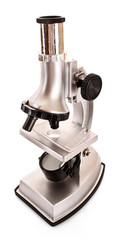 Medical microscope isolated on the white