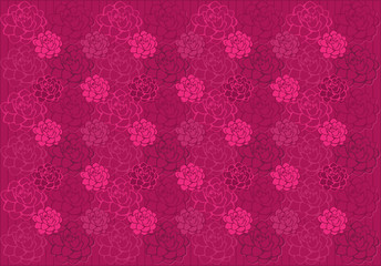 Pattern with roses