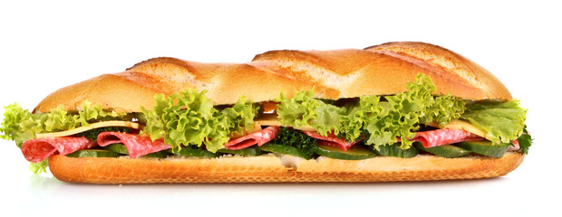 Sandwich isolated on white
