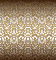 Seamless Art Nouveau pattern - 30256496