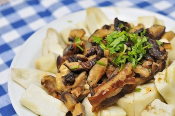 Unique Chinese style brinjal dish