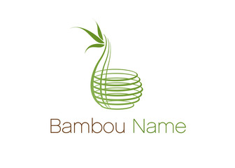 logo bambou, ambiance zen
