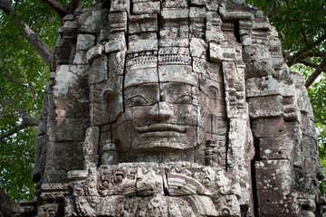 Ta Som Faces in Angkor, Siem Reap