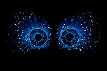 Staring into the future.