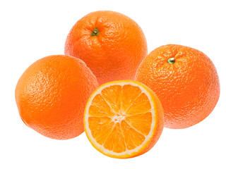 orange isolated on white background