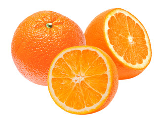 orange isolated on white background