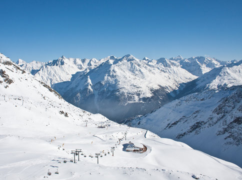 ski resort of Solden. Austria