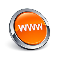 icône bouton internet www