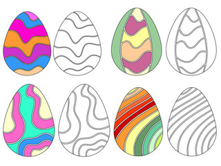 Colorful Easter Egg Collection