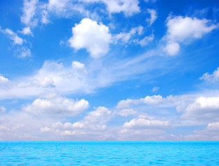 Fototapeta premium blue sea