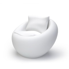 White modern furniture