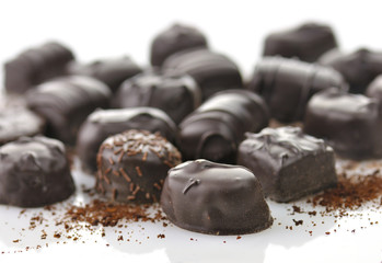 Assorted chocolate candies