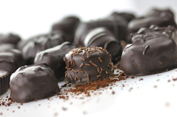 Assorted chocolate candies