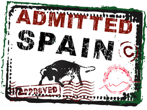 Immigration Stamp - Spain