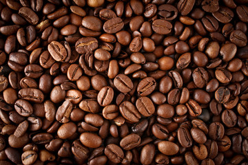 Coffee beans background
