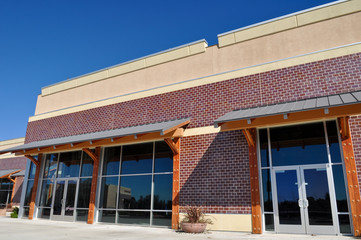 New Shopping Center made of Brick Facade - 30270665