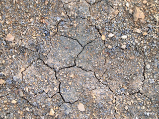 Risse im Boden