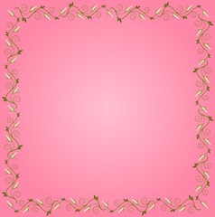 Background with beautiful buds of roses